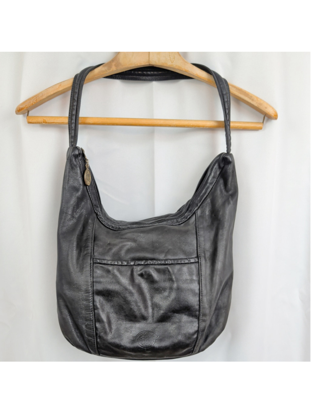 Vintage USA Made Slouchy Shoulder Leather Purse